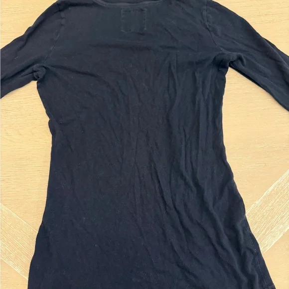 Abercrombie & Fitch Women's Blue V-Neck Long Sleeve Tee Bella Swan - Picture 5 of 7